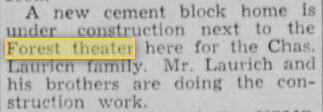 Forest Theater - 24 Jul 1946 Article